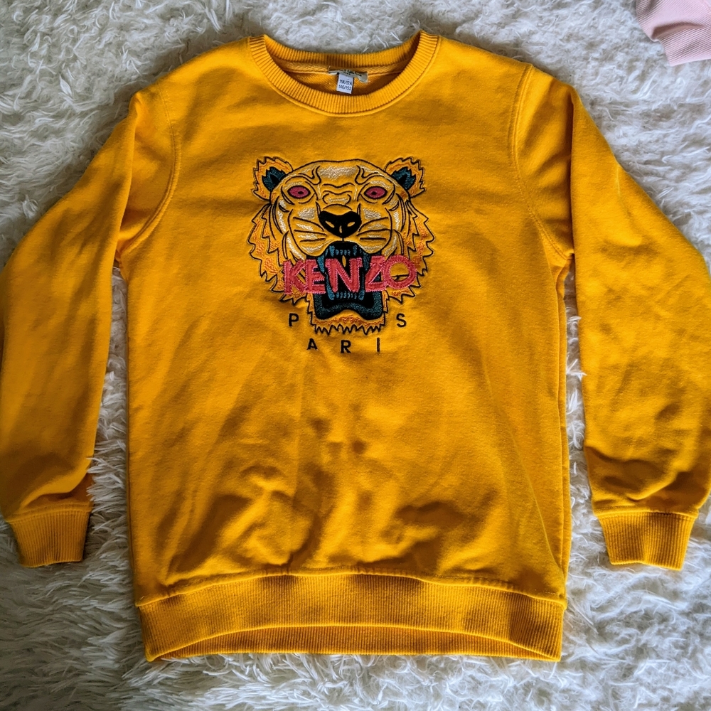 Kenzo Yellow Sweatshirt Kids